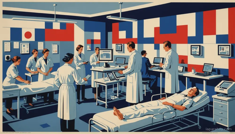 Ilustración generada con IA sobre: DeepMind Health se integra en Google para expandir aplicaciones de IA en sanidad