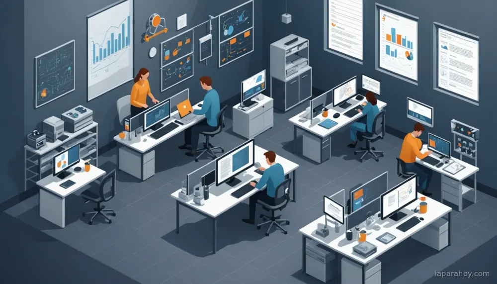 Ilustración generada con IA sobre: Google DeepMind amplía investigación de seguridad con el Instituto de Seguridad de IA del Reino Unido