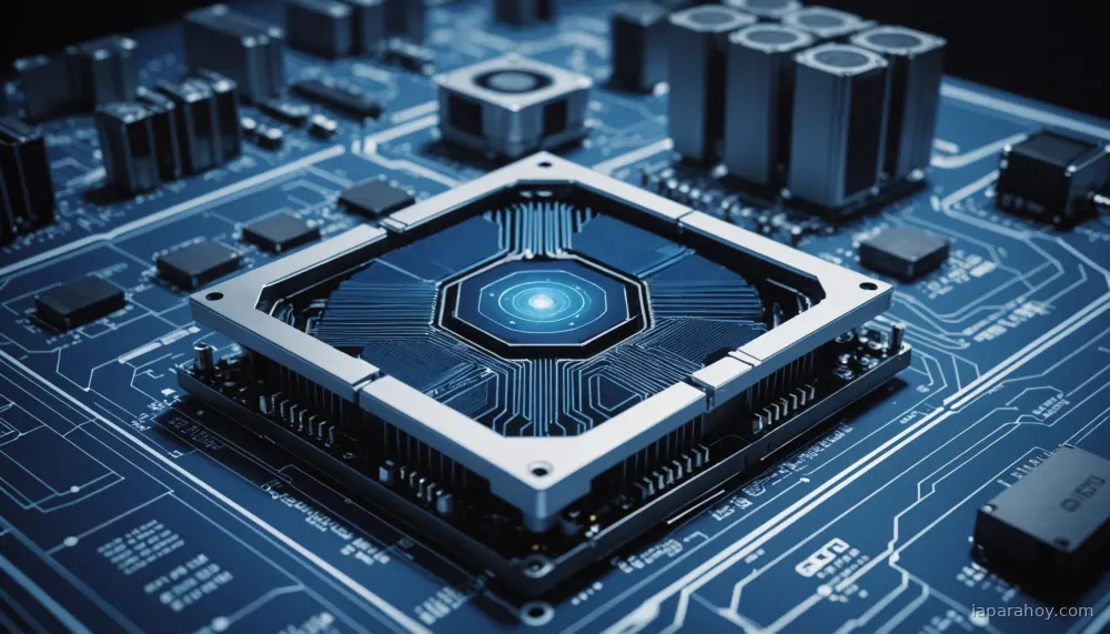 Ilustración generada con IA sobre: Holotron-12B: nuevo modelo multimodal de H Company para agentes con 2x más throughput
