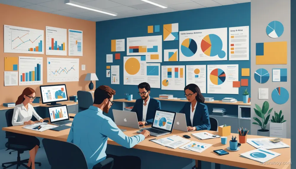 Ilustración generada con IA sobre: ServiceNow lanza SyGra Studio para flujos de generación de datos sintéticos sin código