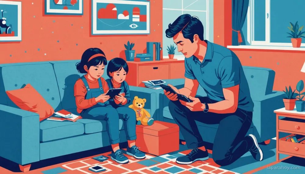 Ilustración generada con IA sobre: Meta propone verificación de edad en tiendas de aplicaciones para proteger menores en Canadá