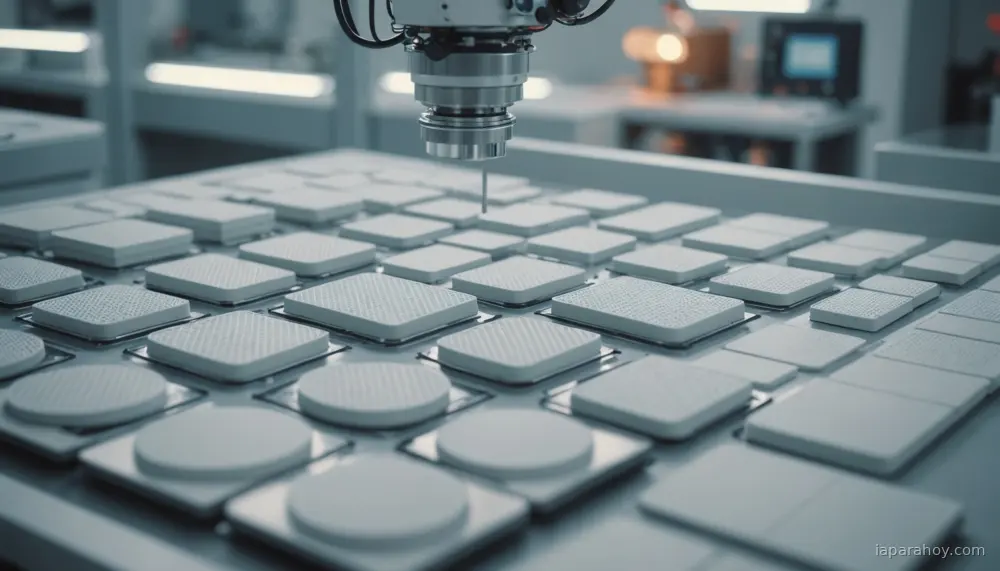 Ilustración generada con IA sobre: Meta y Broadcom se asocian para desarrollar chips IA personalizados MTIA