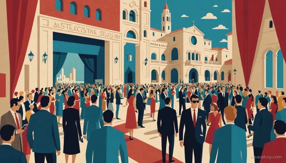 Ilustración generada con IA sobre: Meta se asocia con el Festival de Cannes para promocionar gafas inteligentes y herramientas IA