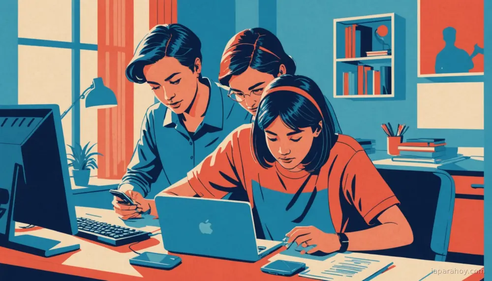 Ilustración generada con IA sobre: Meta amplía herramientas de supervisión parental con información sobre el algoritmo de Instagram