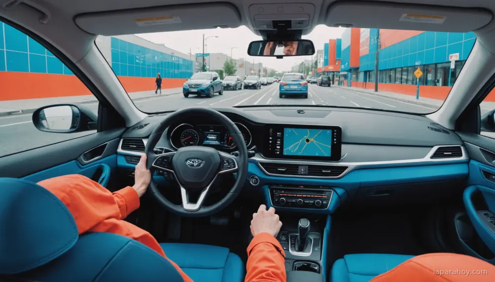 Ilustración generada con IA sobre: NVIDIA DRIVE AV se integra en el Mercedes-Benz CLA con conducción autónoma nivel 2 mejorado