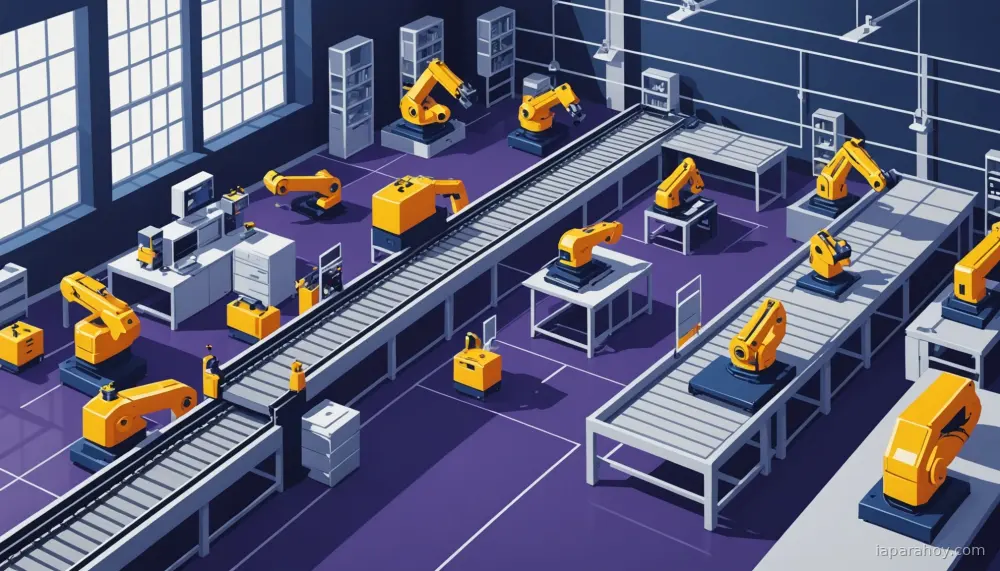 Ilustración generada con IA sobre: NVIDIA presenta herramientas y modelos para acelerar desarrollo de robots con IA física