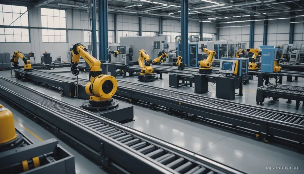 Ilustración generada con IA sobre: NVIDIA presenta marcos de trabajo para IA física: robots, fábricas y vehículos autónomos
