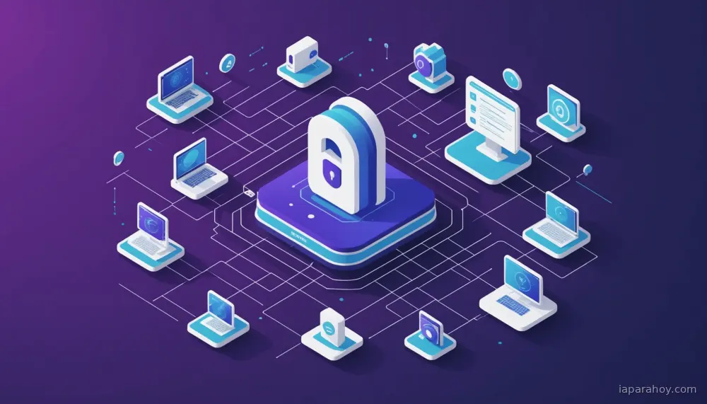 Ilustración generada con IA sobre: NVIDIA presenta OpenShell, runtime de seguridad para agentes autónomos de IA
