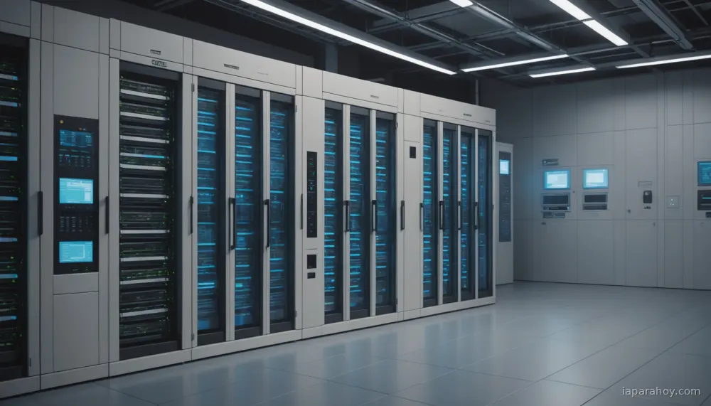 Ilustración generada con IA sobre: SAP y NVIDIA integran controles de seguridad en agentes especializados empresariales