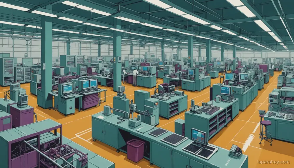 Ilustración generada con IA sobre: Taiwan acelera producción de infraestructura NVIDIA Vera Rubin con 500 socios del ecosistema