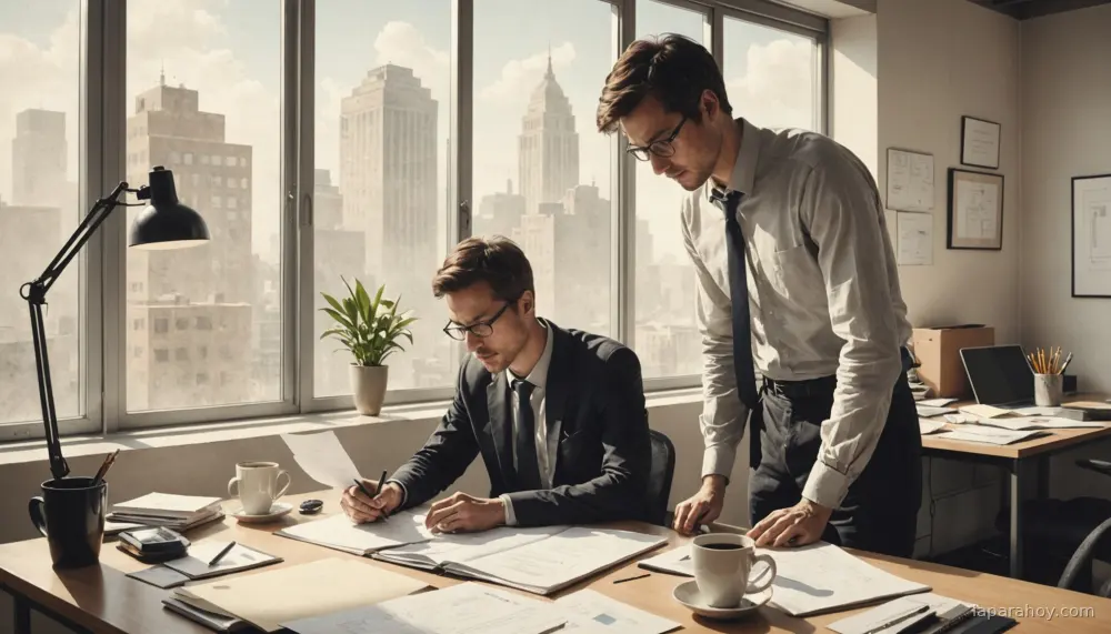 Ilustración generada con IA sobre: Nadella pide repensar la IA como herramienta de amplificación, no como destrucción de empleos