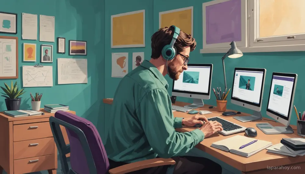 Ilustración generada con IA sobre: Plaud lanza NotePin S y app de escritorio para reuniones online