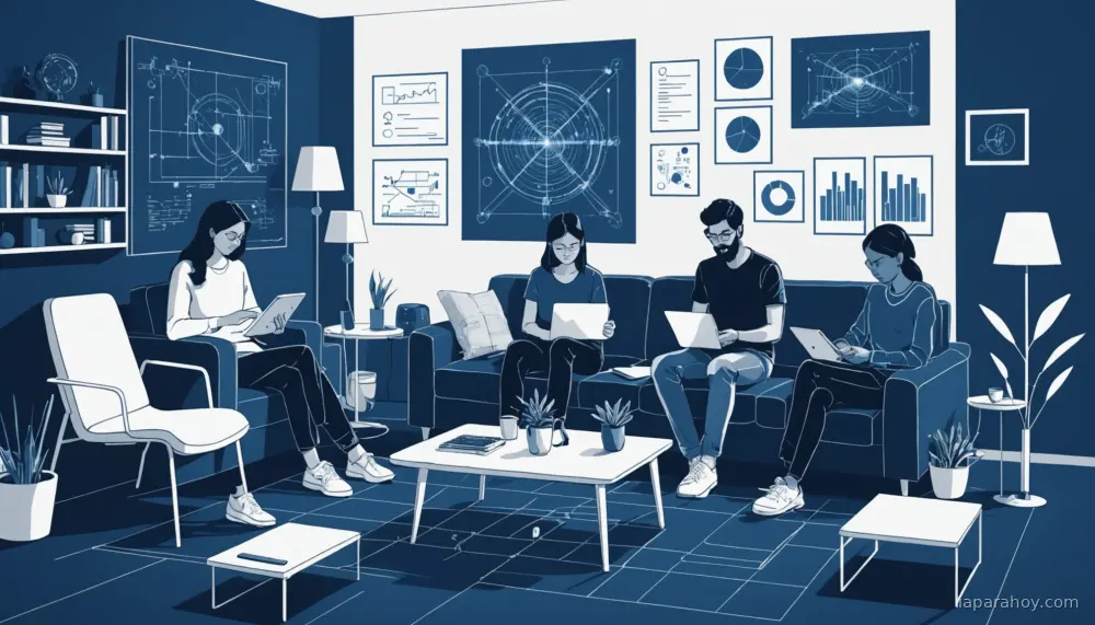 Ilustración generada con IA sobre: Inversores ven oportunidades para startups de IA de consumo en 2026 frente a OpenAI