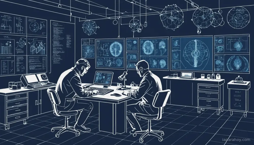 Ilustración generada con IA sobre: OpenAI invierte en Merge Labs, startup de interfaz cerebral de Sam Altman