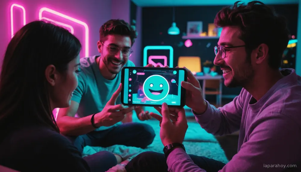 Ilustración generada con IA sobre: Google Photos añade función para crear memes personalizados con IA Gemini