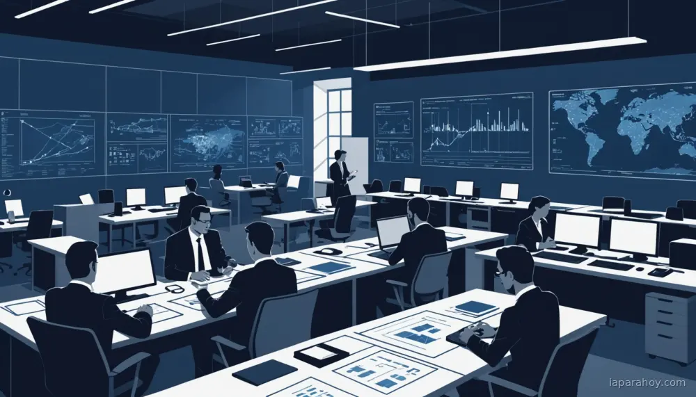 Ilustración generada con IA sobre: OpenAI nombra a Barret Zoph para liderar su ofensiva empresarial en 2026
