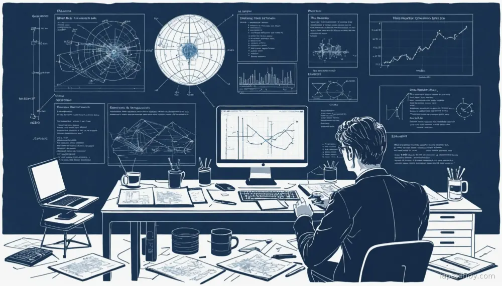 Ilustración generada con IA sobre: OpenAI lanza Prism, un entorno de trabajo integrado con IA para investigadores científicos