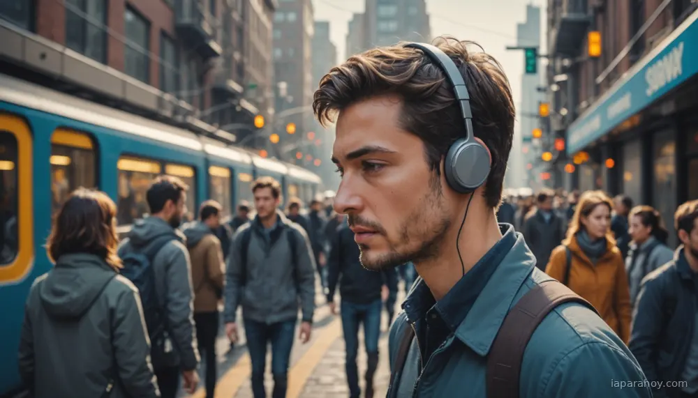 Ilustración generada con IA sobre: Apple adquiere Q.ai por casi 2.000 millones para potenciar audio e IA en dispositivos