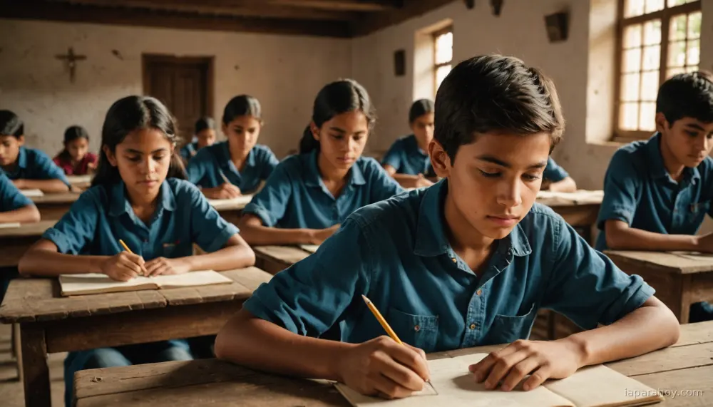 Ilustración generada con IA sobre: India se convierte en laboratorio clave para Google en IA educativa a escala global