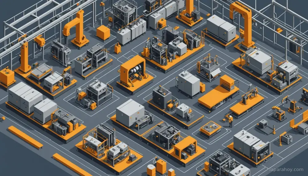 Ilustración generada con IA sobre: Dario Amodei: la IA transformará la sociedad como la Revolución Industrial