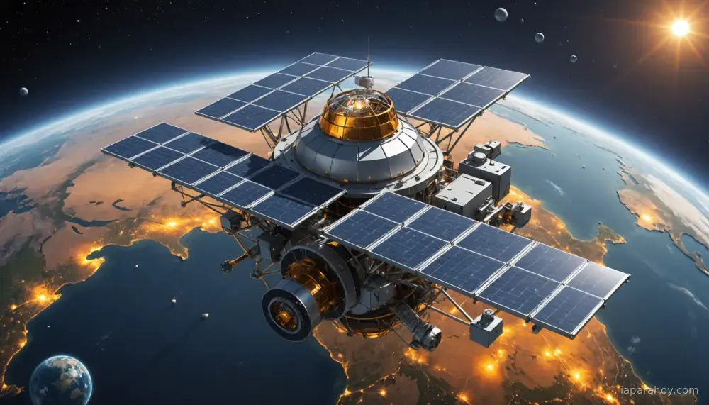 Ilustración generada con IA sobre: SpaceX planea lanzar centros de datos de IA en el espacio desde finales de 2027