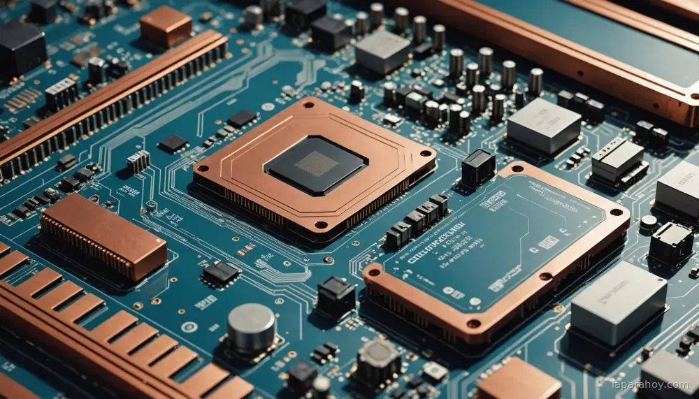 Ilustración generada con IA sobre: OpenAI presenta su chip Jalapeño para inferencia, compitiendo con Nvidia en eficiencia
