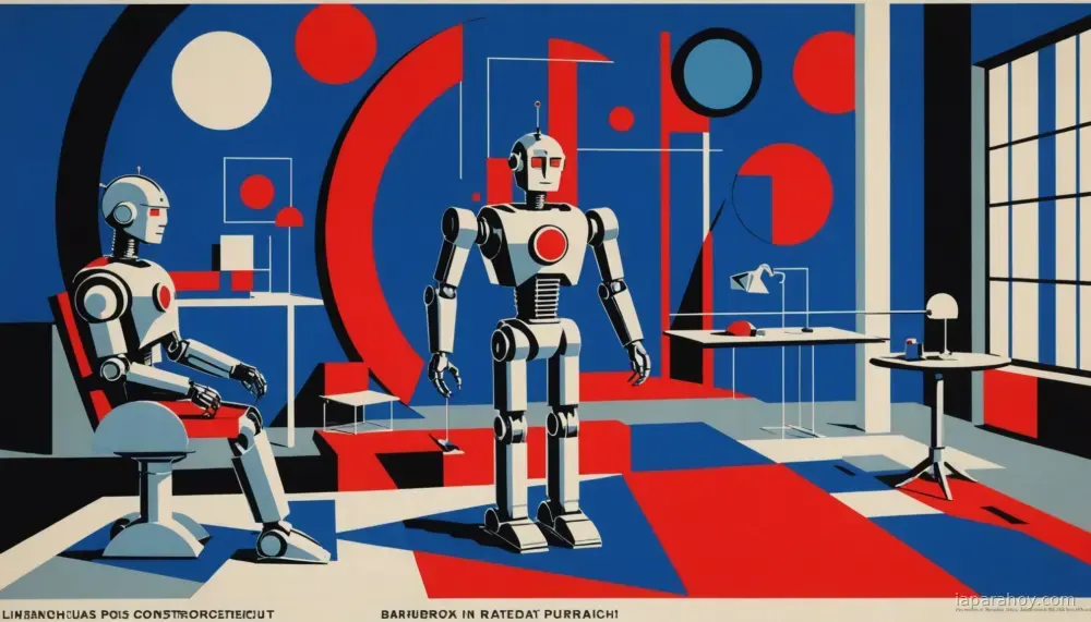 Ilustración generada con IA sobre: Tau Robotics ofrece servicio de limpieza doméstica con robot humanoide controlado por operador remoto