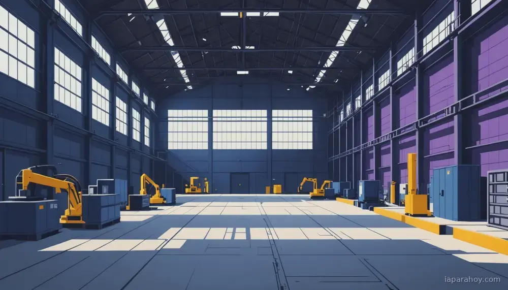 Ilustración generada con IA sobre: China presenta robot humanoide RayNex G3 capaz de levantar 200 kilos para tareas industriales