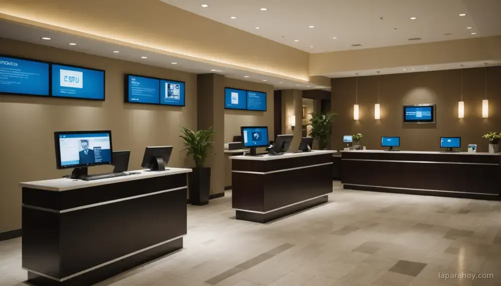 Ilustración generada con IA sobre: Telefónica amplía alianza con Meliá como proveedor tecnológico de 250 hoteles