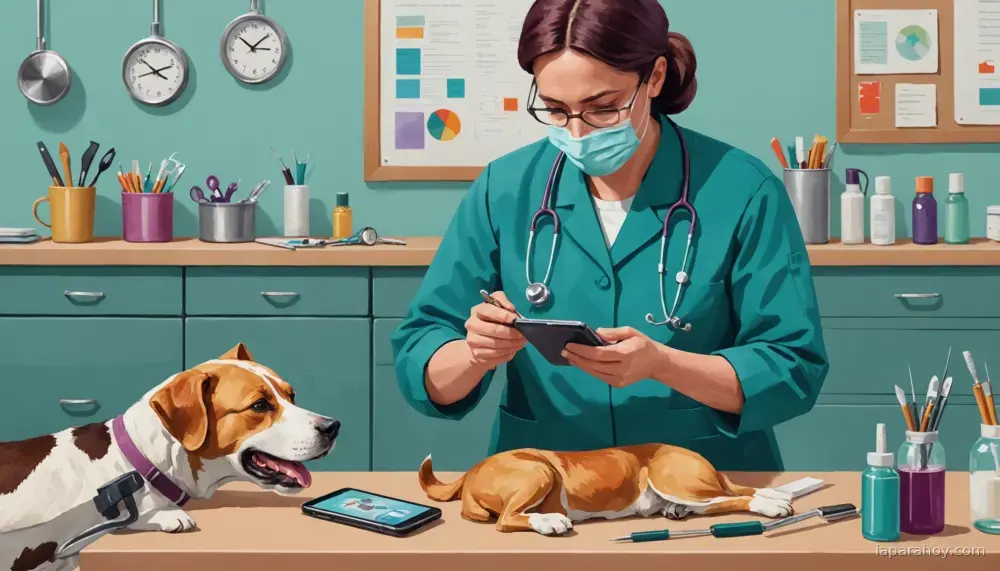 Ilustración generada con IA sobre: Samsung lanza función de diagnóstico veterinario con IA en SmartThings