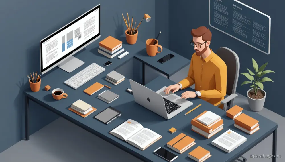 Ilustración generada con IA sobre: Hemant Taneja: el modelo de estudiar hasta los 25 y trabajar de por vida ha terminado