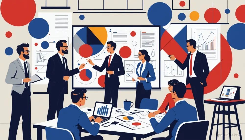 Ilustración generada con IA sobre: Bezos: la creatividad y la capacidad de aprendizaje, no la IA, serán clave en el empleo futuro