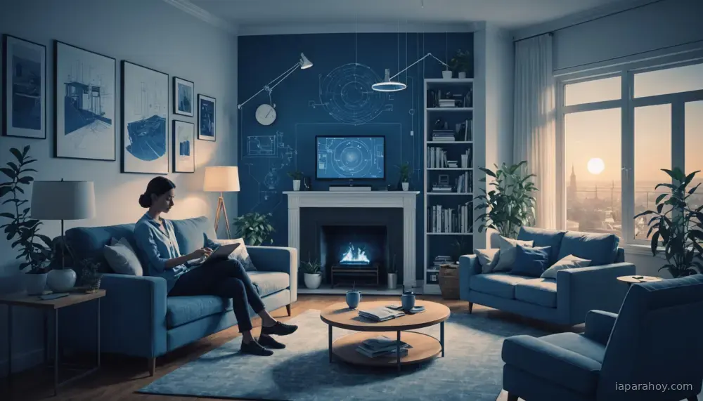 Ilustración generada con IA sobre: Google lanza el Home Speaker con Gemini integrado para dispositivos del hogar