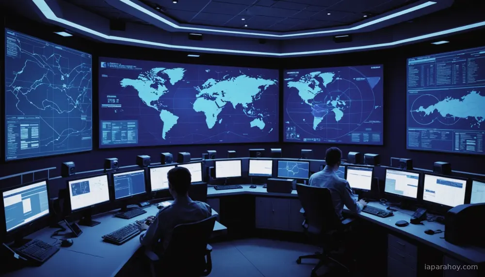 Ilustración generada con IA sobre: Thales presenta SkyDefender, sistema antimisiles europeo controlado por IA