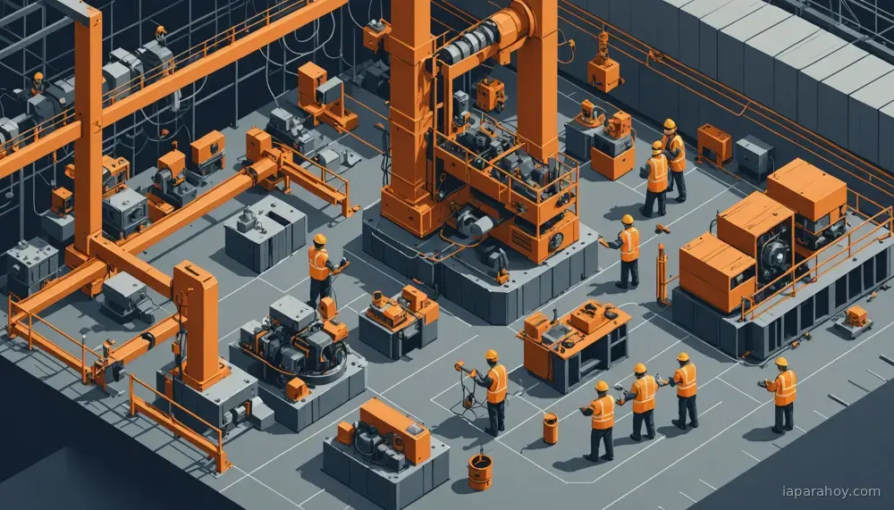 Ilustración generada con IA sobre: Falta de transformadores eléctricos amenaza despliegue de centros de datos de IA en Europa