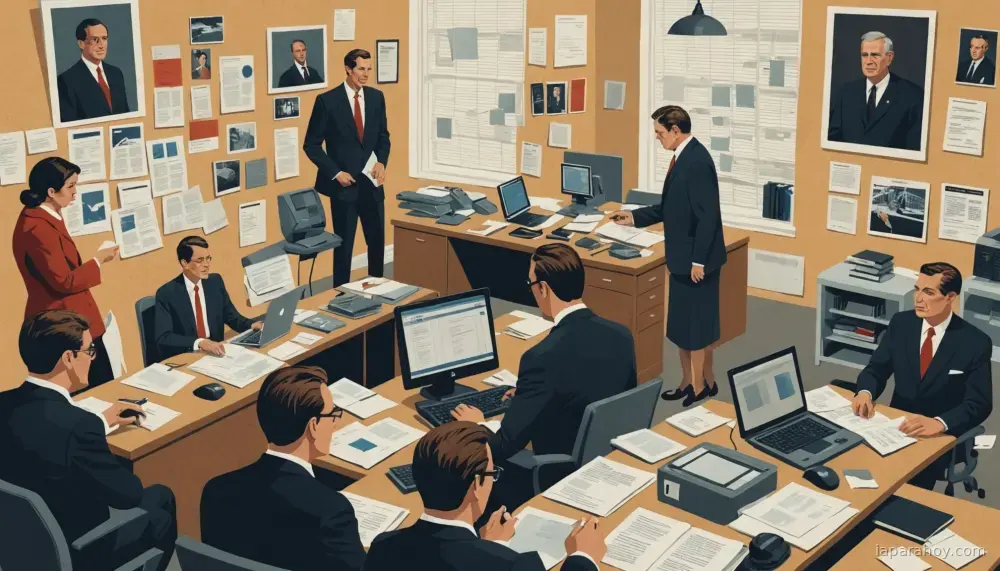Ilustración generada con IA sobre: Washington controla el acceso a los modelos de IA más avanzados, según análisis de The Economist