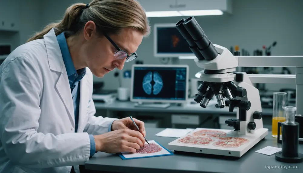 Ilustración generada con IA sobre: Google Research usa neuronas sintéticas generadas por IA para acelerar el mapeo cerebral