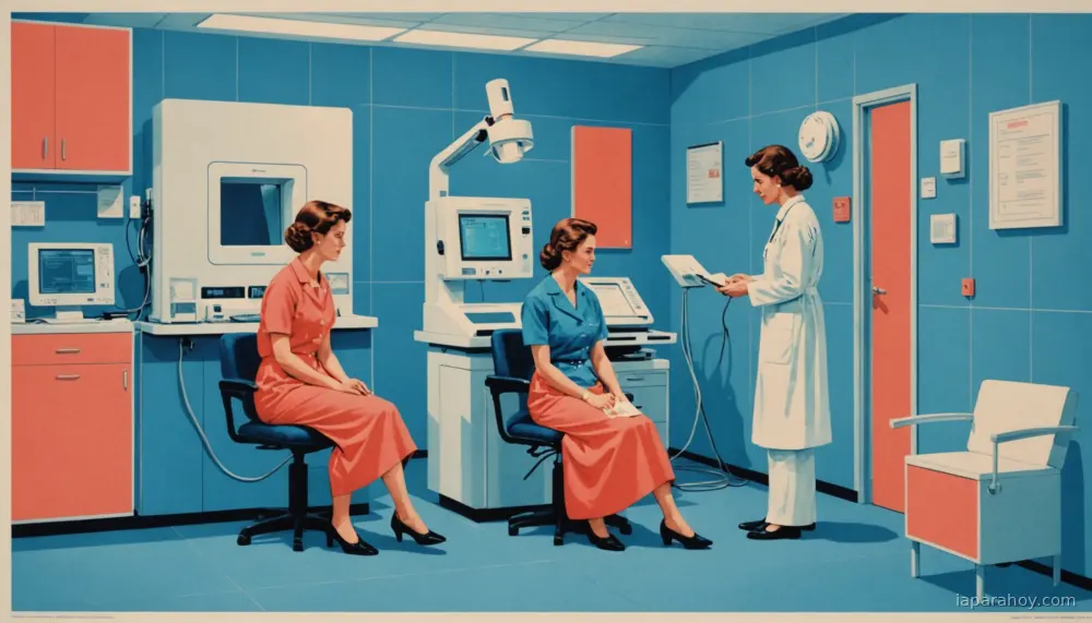 Ilustración generada con IA sobre: Google Research demuestra que IA mejora la detección de cáncer de mama en el NHS