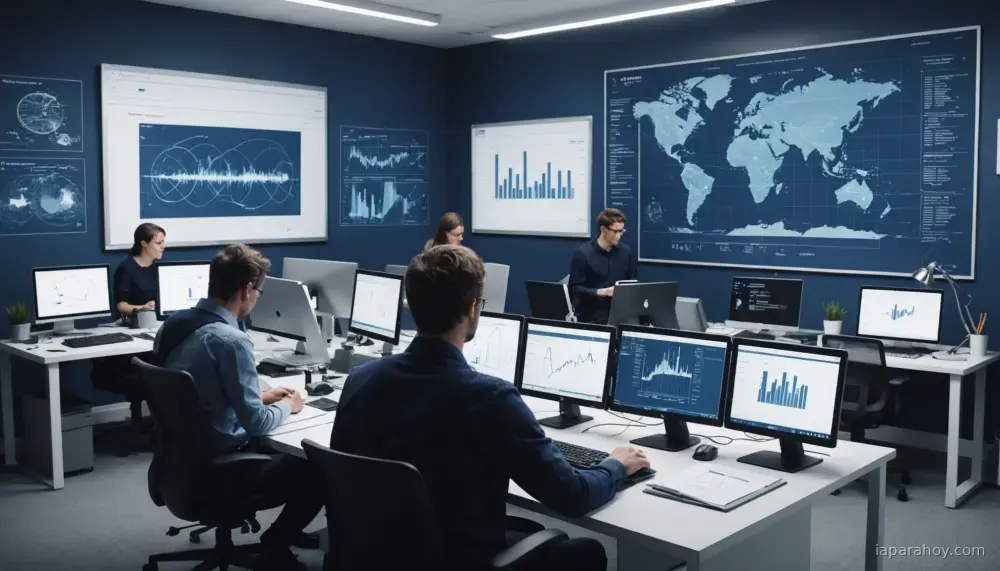 Ilustración generada con IA sobre: Microsoft Research lanza Flint, lenguaje de visualización pensado para agentes de IA