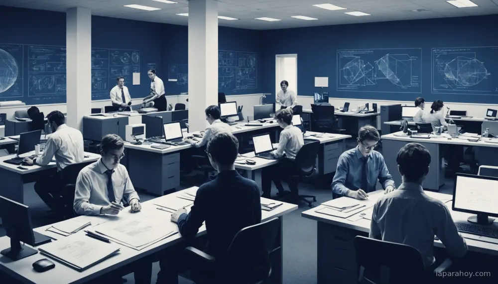 Ilustración generada con IA sobre: Microsoft Research: la IA está transformando el trabajo, pero los beneficios son desiguales