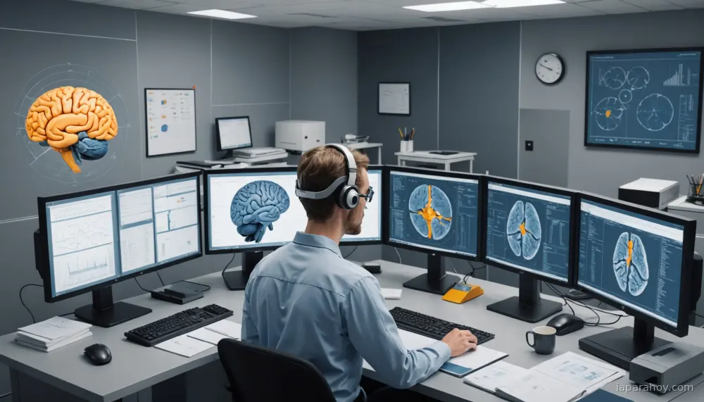Ilustración generada con IA sobre: Microsoft Research y Numenta comparan inteligencia de máquinas con la del cerebro humano