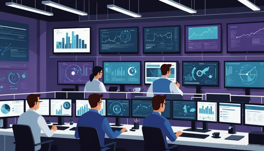 Ilustración generada con IA sobre: Palo Alto Networks reduce tiempo de respuesta en análisis de logs con IA generativa de AWS