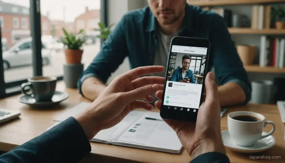 Ilustración generada con IA sobre: Reelful: app de iOS que convierte fotos en vídeos cortos para redes sociales con IA