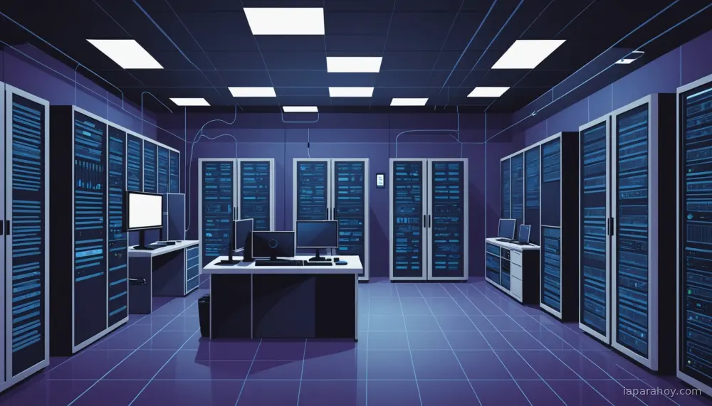 Ilustración generada con IA sobre: AWS presenta arquitectura serverless con guardrails adaptativos para IA según edad y rol