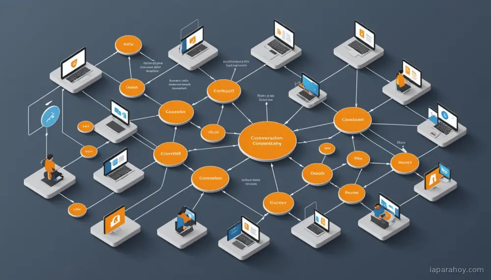 Ilustración generada con IA sobre: AWS presenta ActorSimulator para evaluar agentes IA en conversaciones multitumo