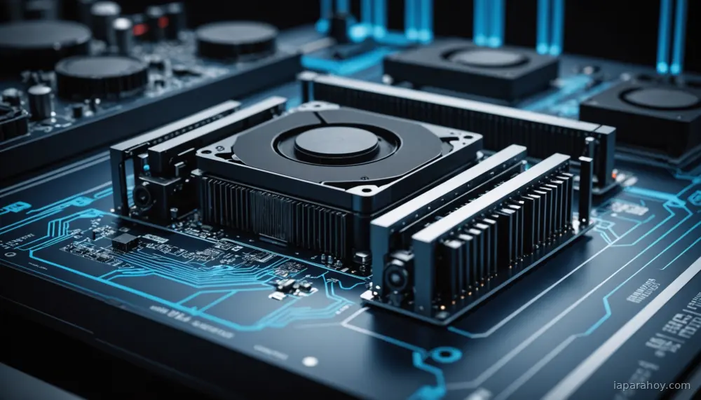 Ilustración generada con IA sobre: AWS lanza instancias G7e con GPUs Blackwell para inferencia de IA generativa más económica