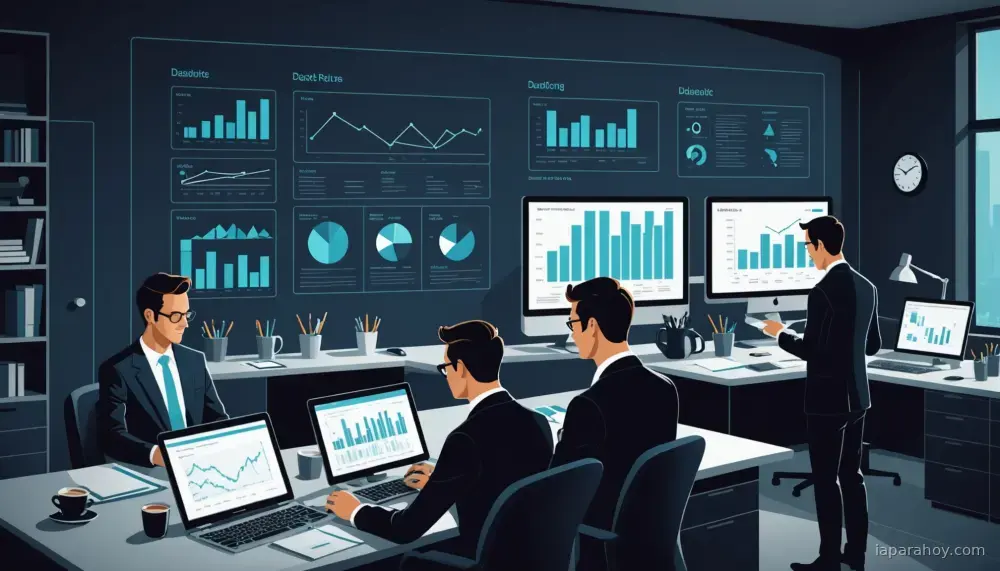 Ilustración generada con IA sobre: AWS integra analítica IA natural con gobernanza de datos en Snowflake y QuickSight