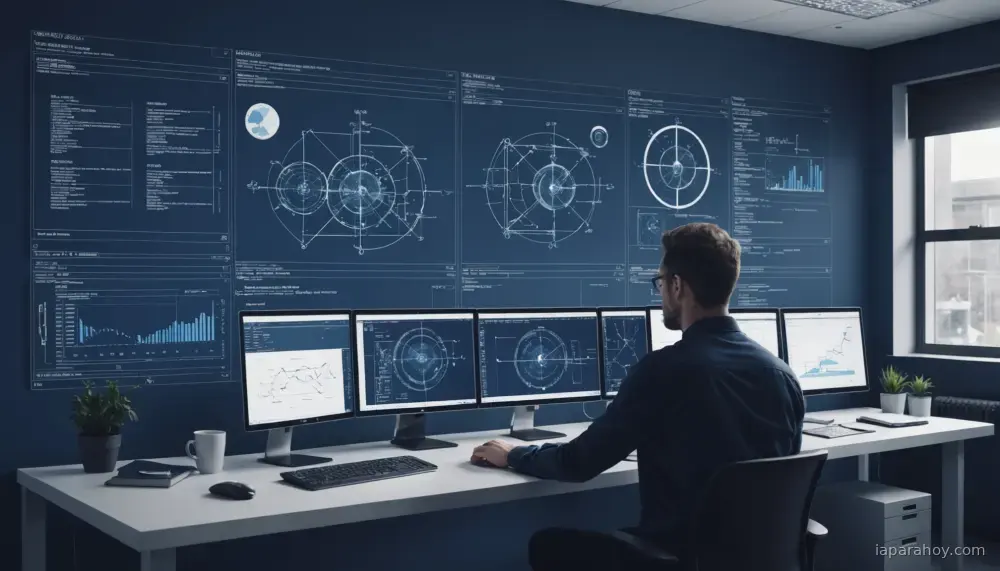 Ilustración generada con IA sobre: AWS lanza interfaz para optimizar despliegue de modelos de IA en SageMaker