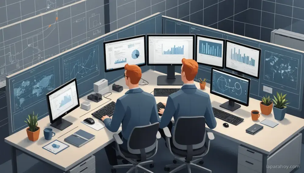 Ilustración generada con IA sobre: AWS publica patrones de seguridad para agentes Bedrock con WAF y ALB