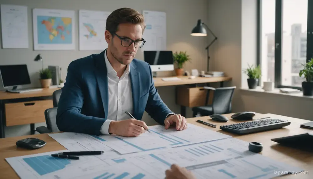 Ilustración generada con IA sobre: Built Technologies despliega motor de inteligencia documental con IA en AWS para agentes inmobiliarios